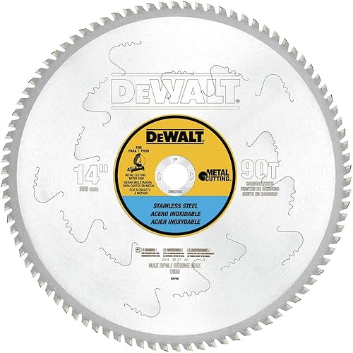 Miniatura 3 de DEWALT Hoja de sierra circular, 5 1/2 pulgadas, 30 dientes, corte de metal de acero inoxidable (DWA7771)