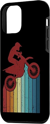 Miniatura 2 de iPhone 12 mini Retro Supermoto Motorcycle Racing Riders Motocross Case