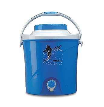 Milton Kool Stallion 5 Insulated Plastic Water Jug, 1 Piece, 4.7 litres, Blue | Food Grade | Easy to Carry | BPA Free | Ideal for Travel | Picnic | Homes | Office | Shops | Clinics
