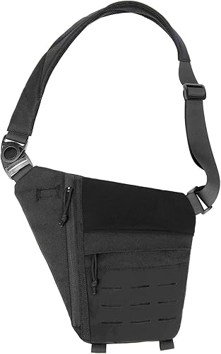 Miniatura 12 de Concealed Carry Sling Bag for Men, Chest Holster Bag of Pistols Anti-Thief Crossbody Daypack Personal Pocket Sling Pack