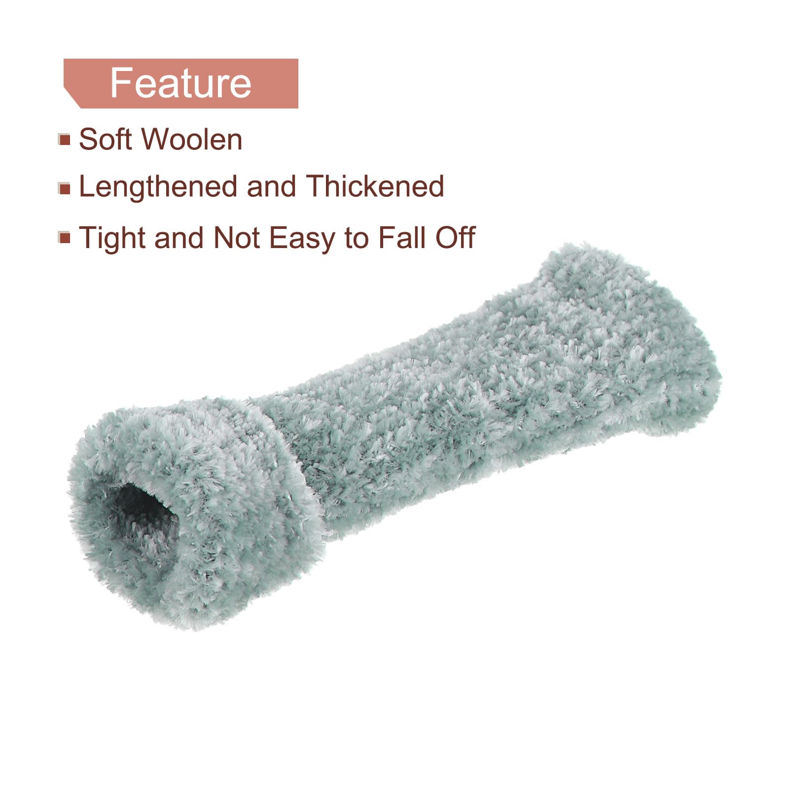 Plush Door Handle Covers - Protect from Heat & Cold -3