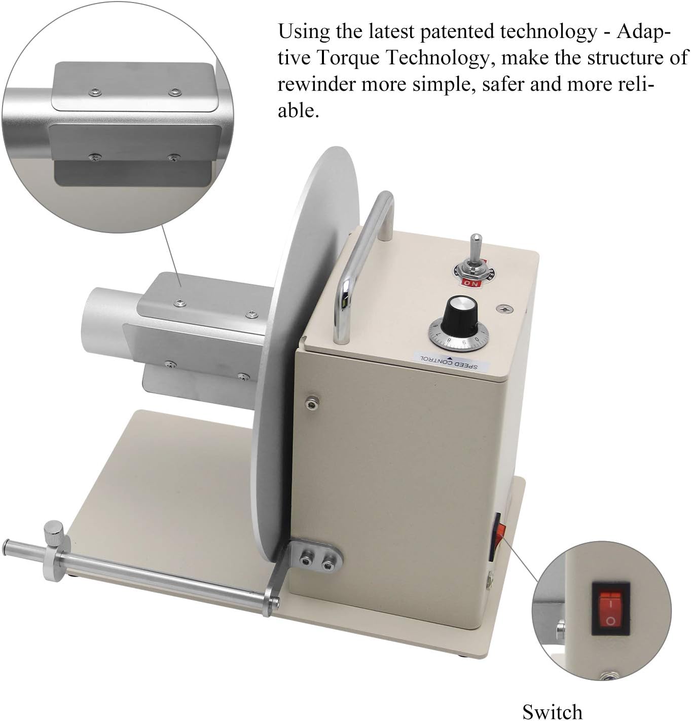 Automatic Label Rewinder Label Re-Winder and Un-Winder Automatic Label Rewinding Machine AL-938
