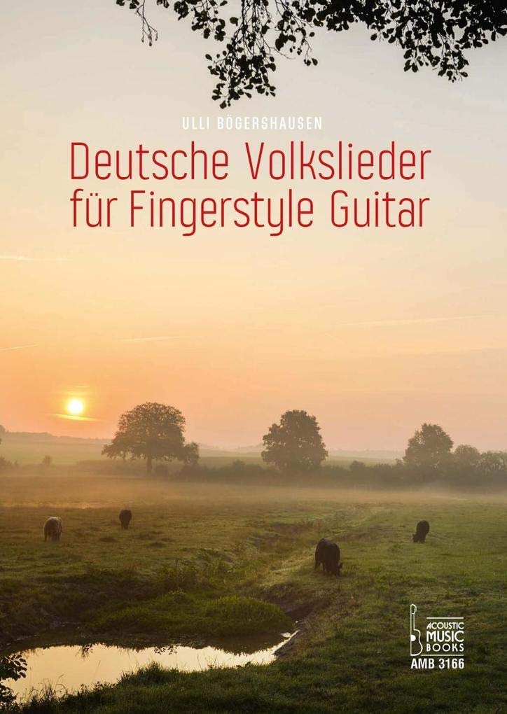 Acoustic Music Books Deutsche Volkslieder Für Fingerstyle Guitar
