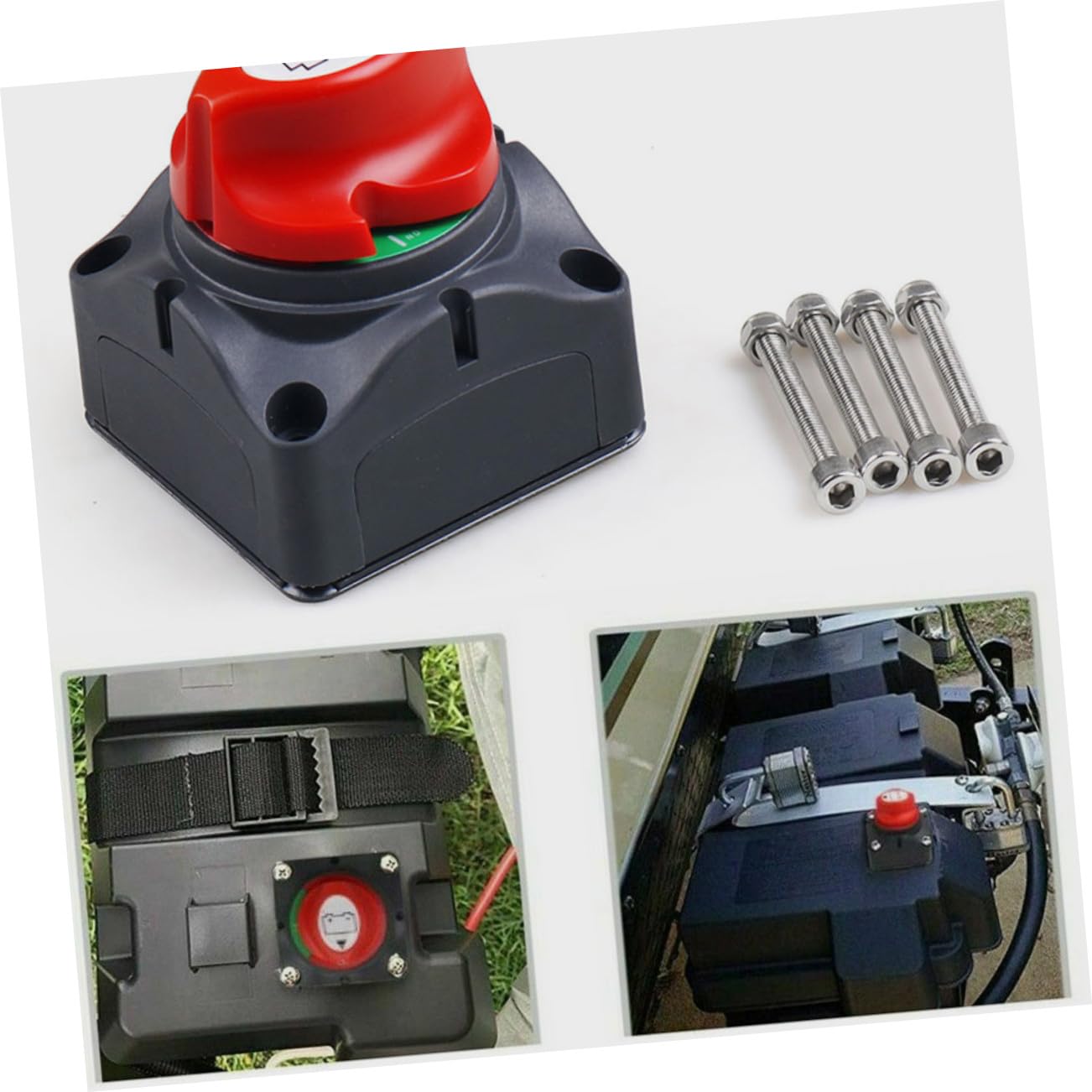 Interruttore Stacca Batteria Isolatore Principale per Auto Barche Camper Camion Roulotte Interruzione Rv Scollegamento Alimentazione Sicuro e Pratico