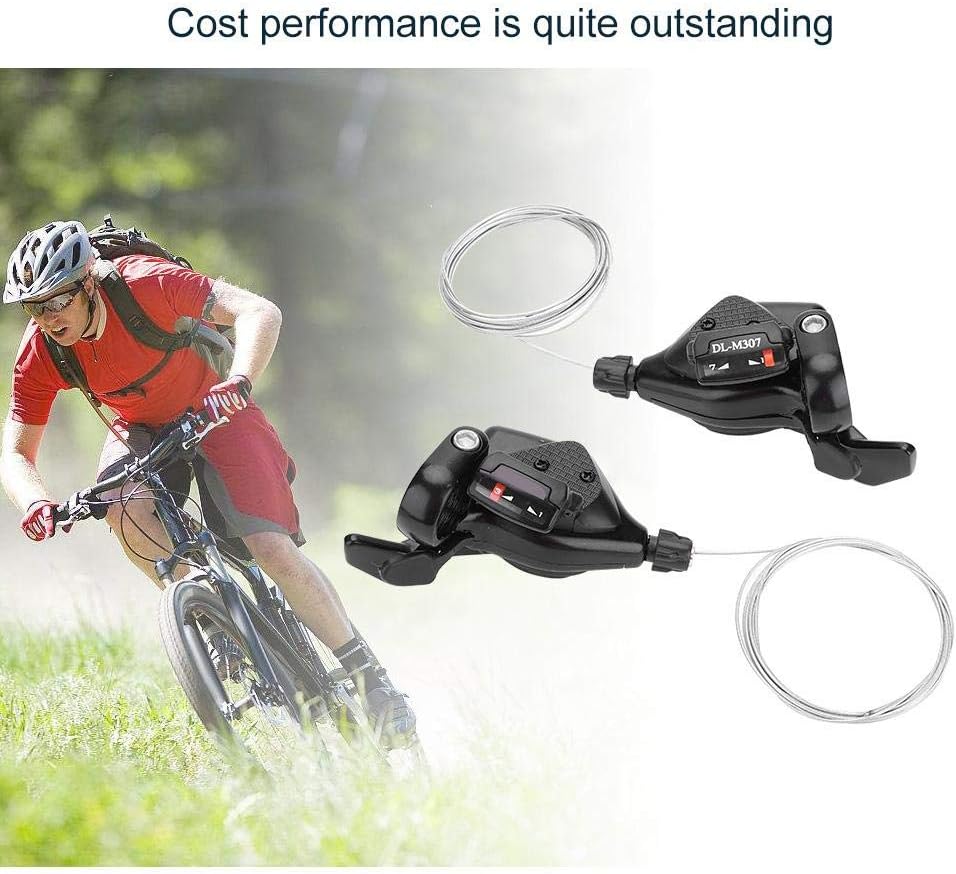1 Pair Triple 3X7/8/9 Speed ycle Gear Shift Derailleur Left/Right Shifter Outdoor Cycling Disk Brake Mountain Biking Parts Accessories(3*7速) 27 Speed Shifter 9 Speed Shifter 7 sp