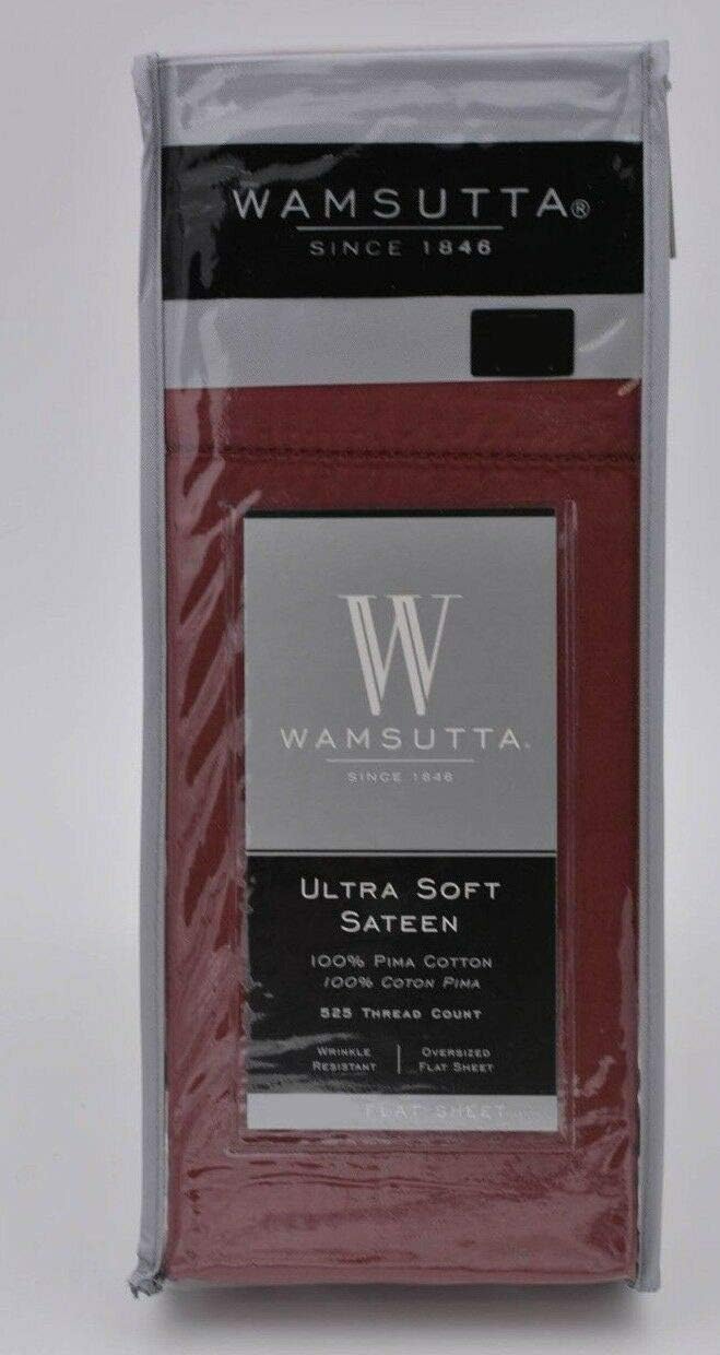 Wamsutta Ultra Soft Sateen 100 Pima Cotton Full Flat Sheet