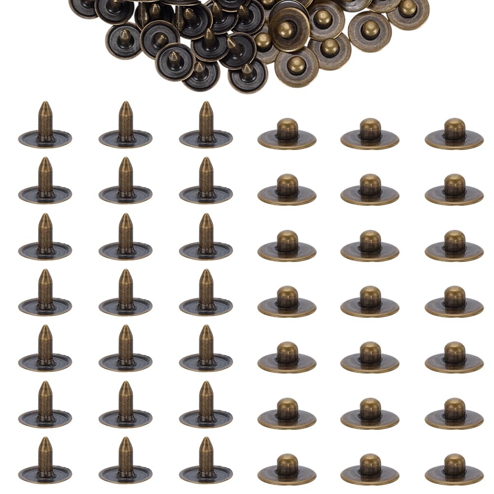 Rivets en laiton de 9,5 mm pour réparer facilement un jean déchiré