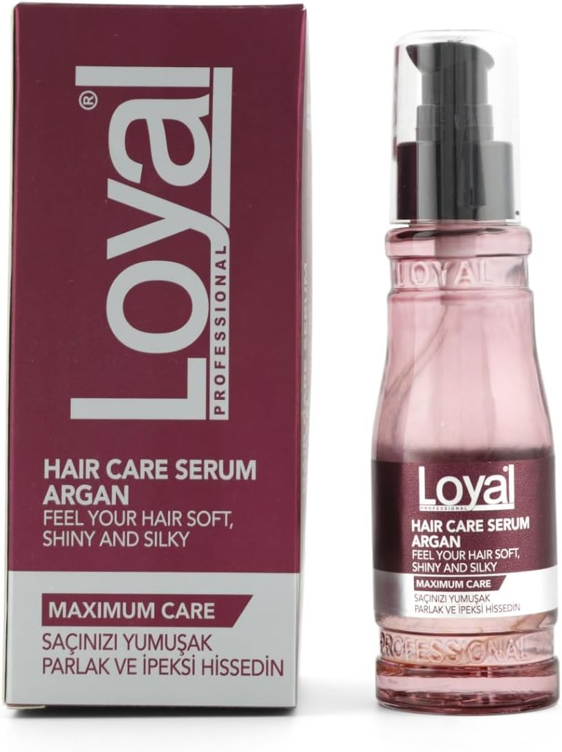 Loyal Arganlı Saç Serumu 90 ml – Yıpranmış Saçlar İçin Onarıcı, Parlaklık ve Yumuşaklık Veren Bakım
