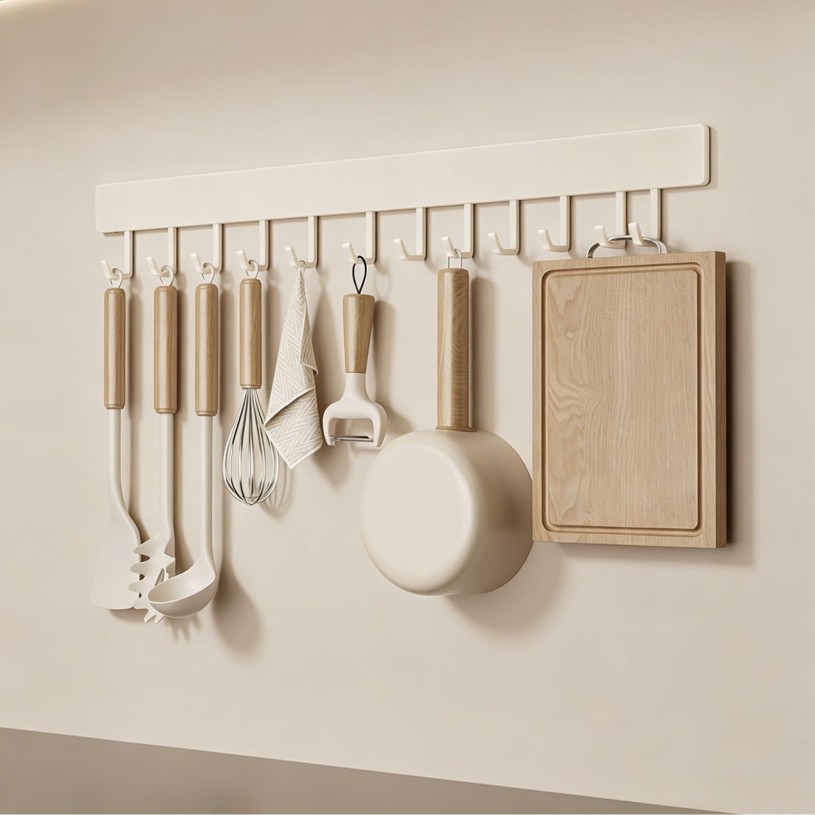 Gancho Utensilios Cocina, Ganchos Cocina, Alta Resistencia 30 kg