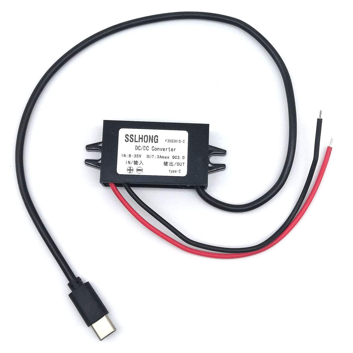 DHRUVPRO SSLHONG QC3.0 USB C DC DC Converter Buck Module 8-35V 12V/24V to 5V 3A 9V 2A 12V 1.5A Type c USB Output Step Down Voltage Regulator Charger (B0CL9JDSQZ) Amazon Price History, Amazon Price Tracker