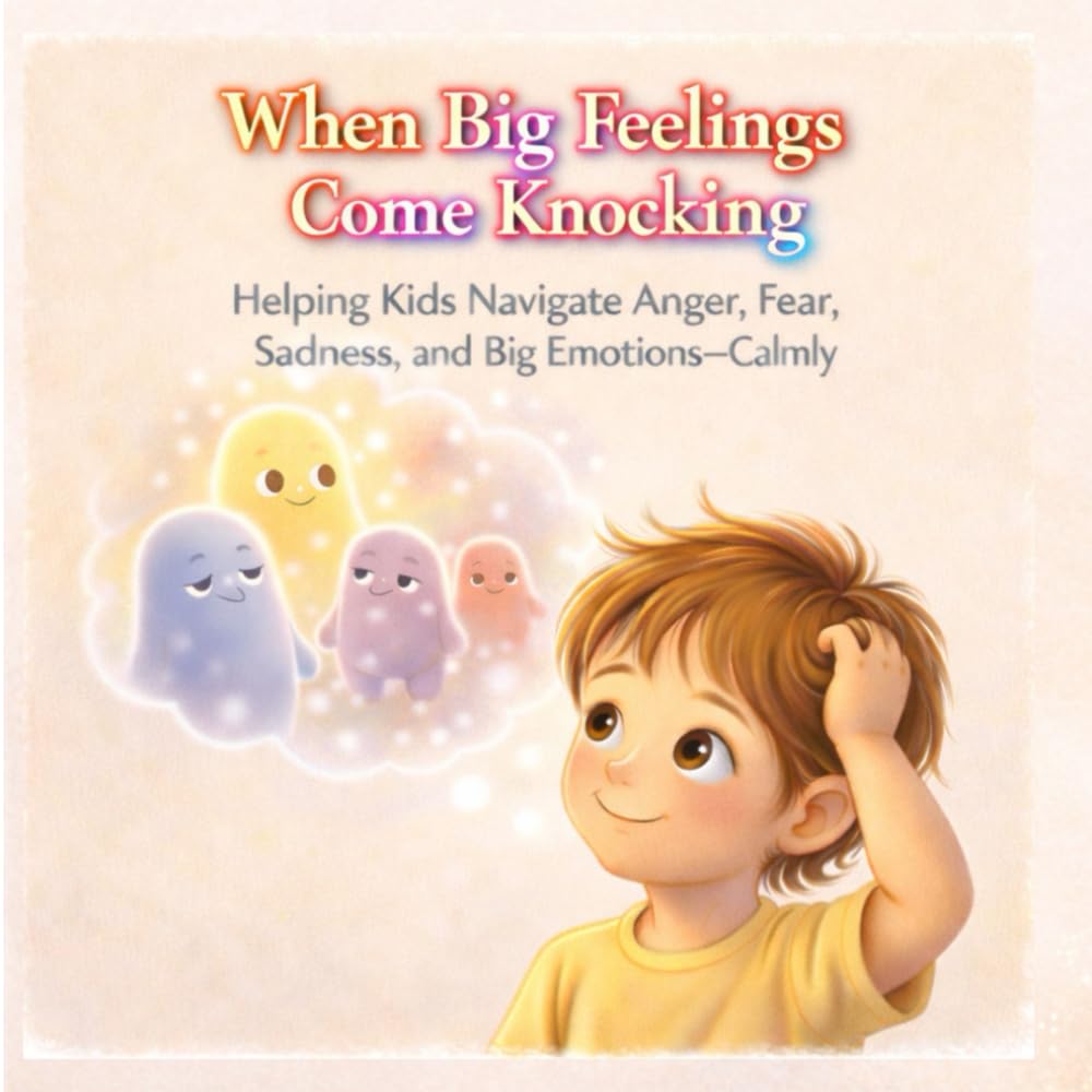 When Big Feelings Come Knocking Helping Kids Navigate Anger, Fear, Sadness, and Big Emotions—Calmly: A Gentle Picture Book That Builds Confidence and Emotional Understanding (Ages 4–8)
