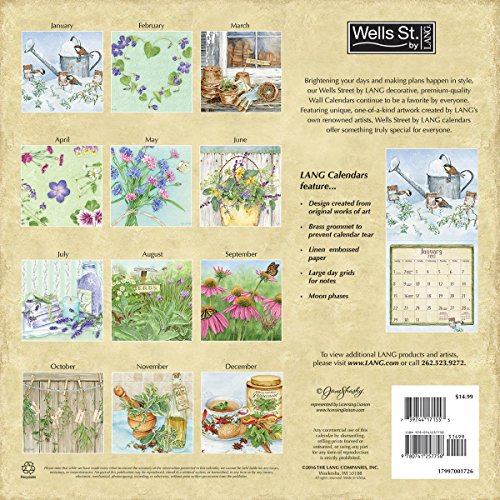 Wells Street By Lang 2017 Garden Herbs Wall Calendar, 12 X 12 Inches, January To December 2017 (17997001726) #TOP3