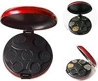 Vista 3 de 4 unids monedero Euro monedero dispensador de monedas de aluminio monedas monedero titulares