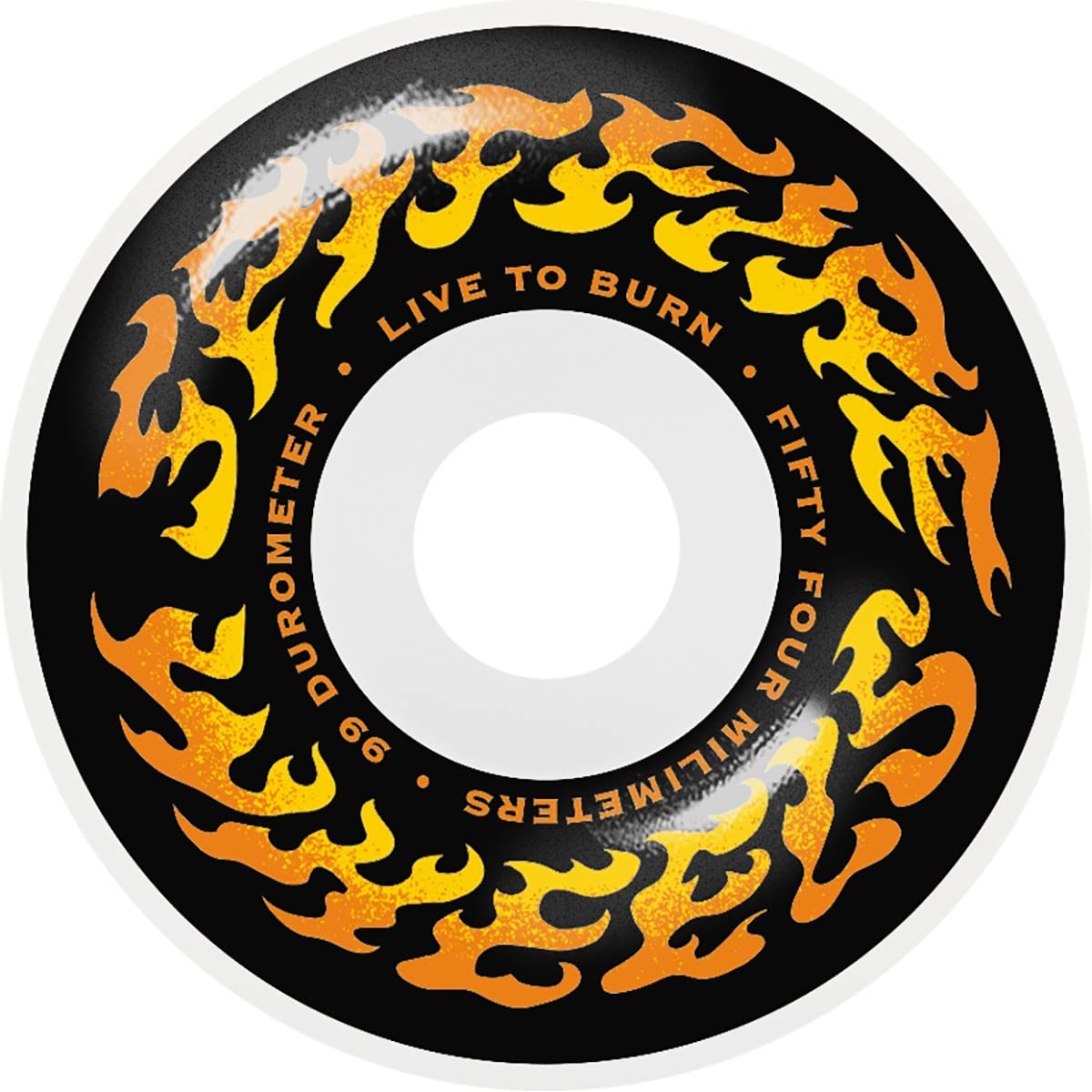 Spitfire Torched Script Classic Roues de skateboard 54 mm 99a Duro