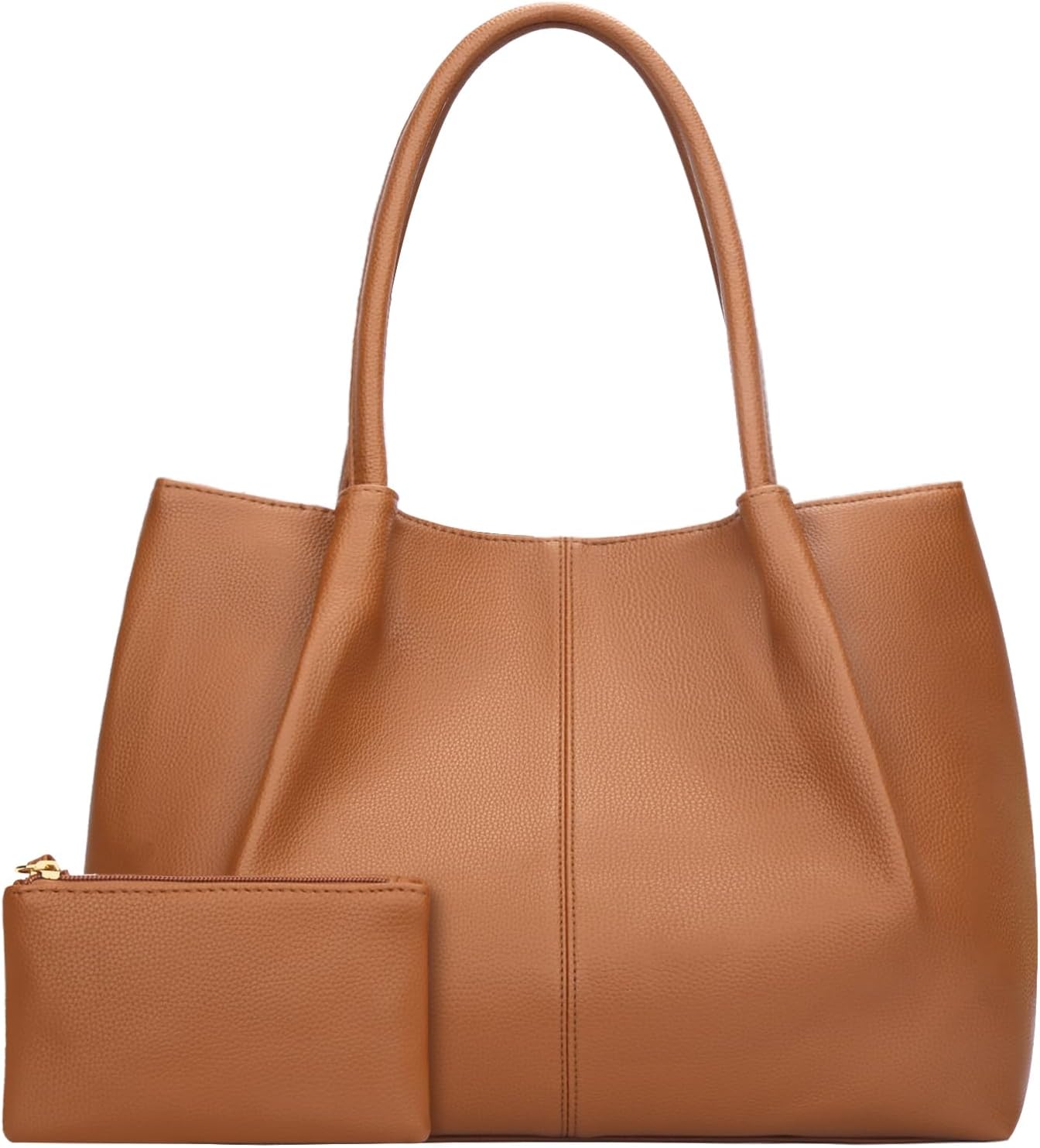 KKXIU Tote Bag for Women Vegan Leather Shoulder Purse Large Capacity Travel Bag