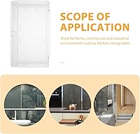 Vista 9 de Housoutil Cubierta de enchufe impermeable de doble posición, caja protectora adhesiva engrosada, a prueba de salpicaduras, cubierta de salida