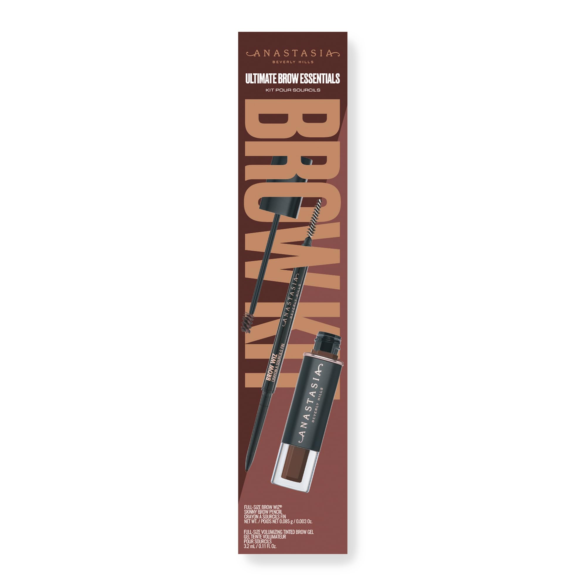 Anastasia Beverly Hills - Ultimate Brow Essentials Kit - Dark Brown - Set de regalo de vacaciones