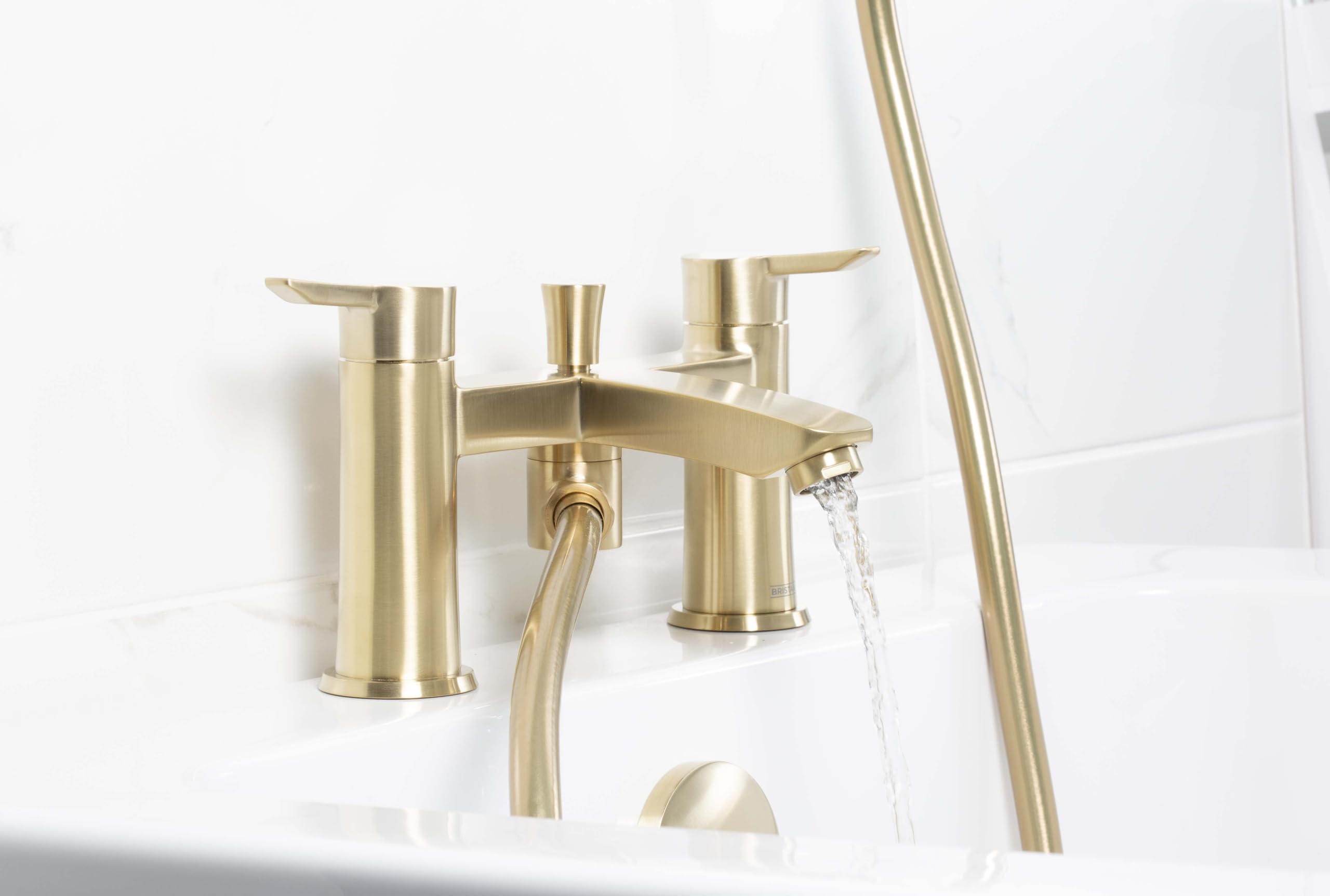 Bristan Apelo Bath Shower Mixer Brushed Brass - Image 2