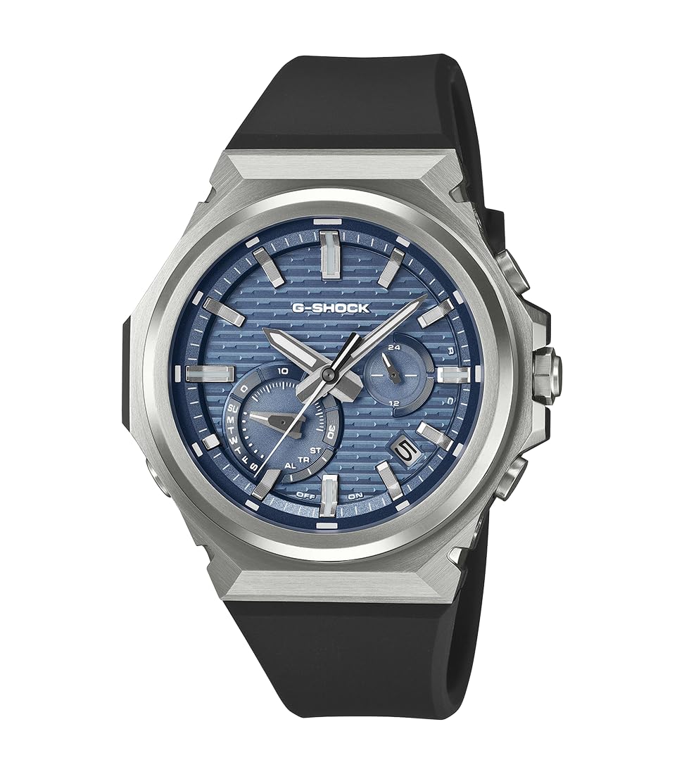 Casio G-Shock GST-B1000-2AER - Reloj para hombre con esfera azul y correa negra