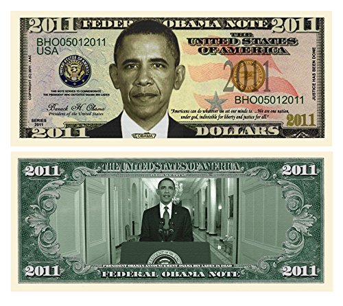 Set of 10 - Barack Obama 2011 Commemorative Dollar Bill