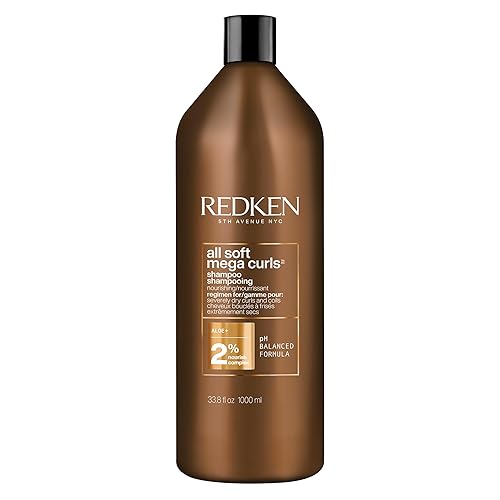 Miniatura 1 de Redken Champú All Soft Mega Curls  Para cabello extremadamente seco  Champú sin sulfatos  Para cabello rizado y enroscado  Nutre y suaviza el