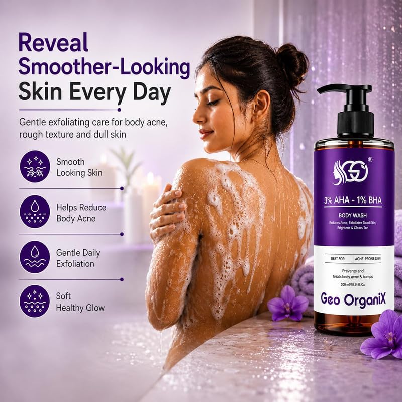 Image of AHA BHA Body Wash, 3% Lactic Acid, 1% Salicylic Acid, 900 ML
