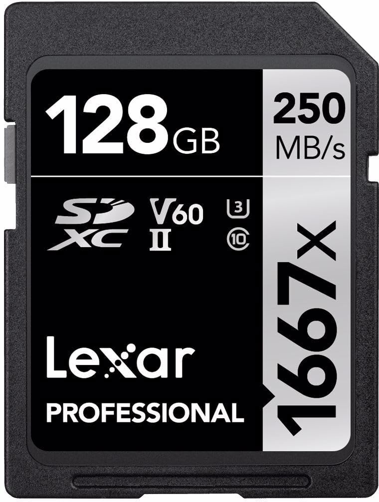 Lexar Professional 128 Gb 1667X Sdxc Speicherkarte (250Mb/S-90Mb/S)