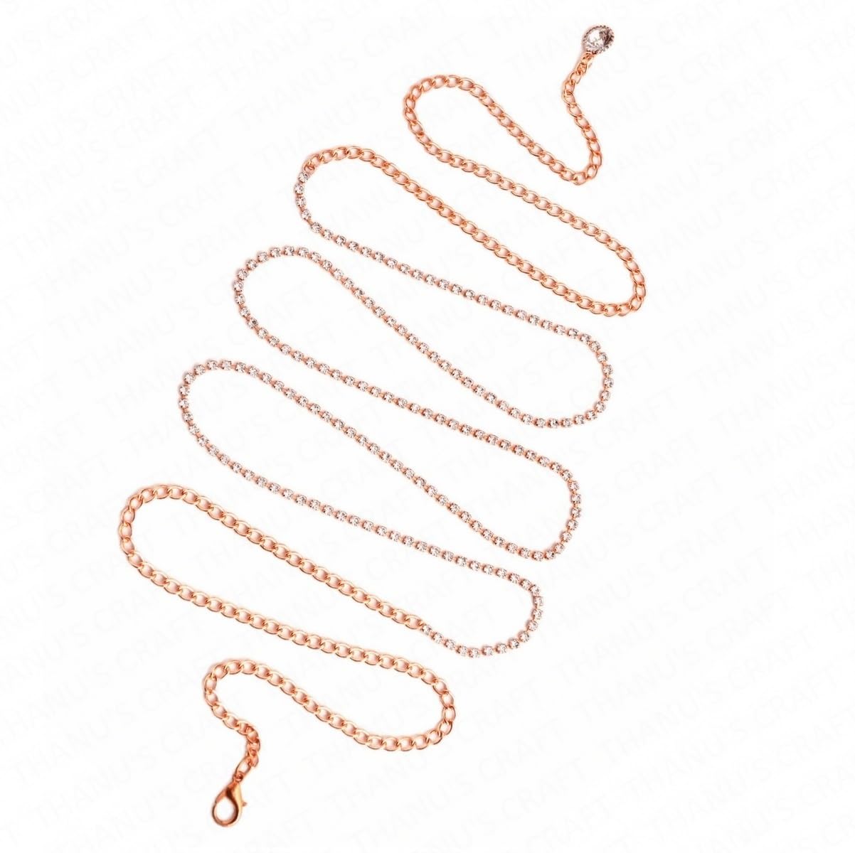 THANUS CRAFT Rose gold kamarband belly hip body chain waist saree belt karddhani for women (B0BTYX5BM6) Amazon Price History, Amazon Price Tracker