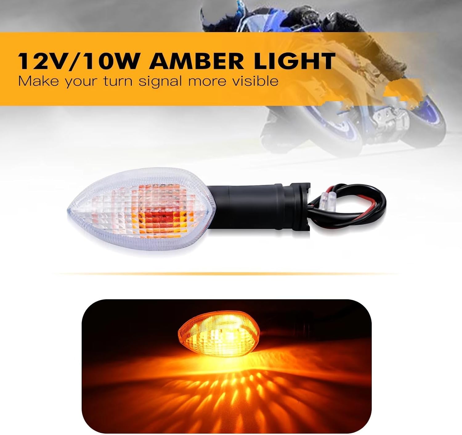 バイク ウィンカー Compatible With Yamaha For WR250R 2008 2009 2010 2011 20