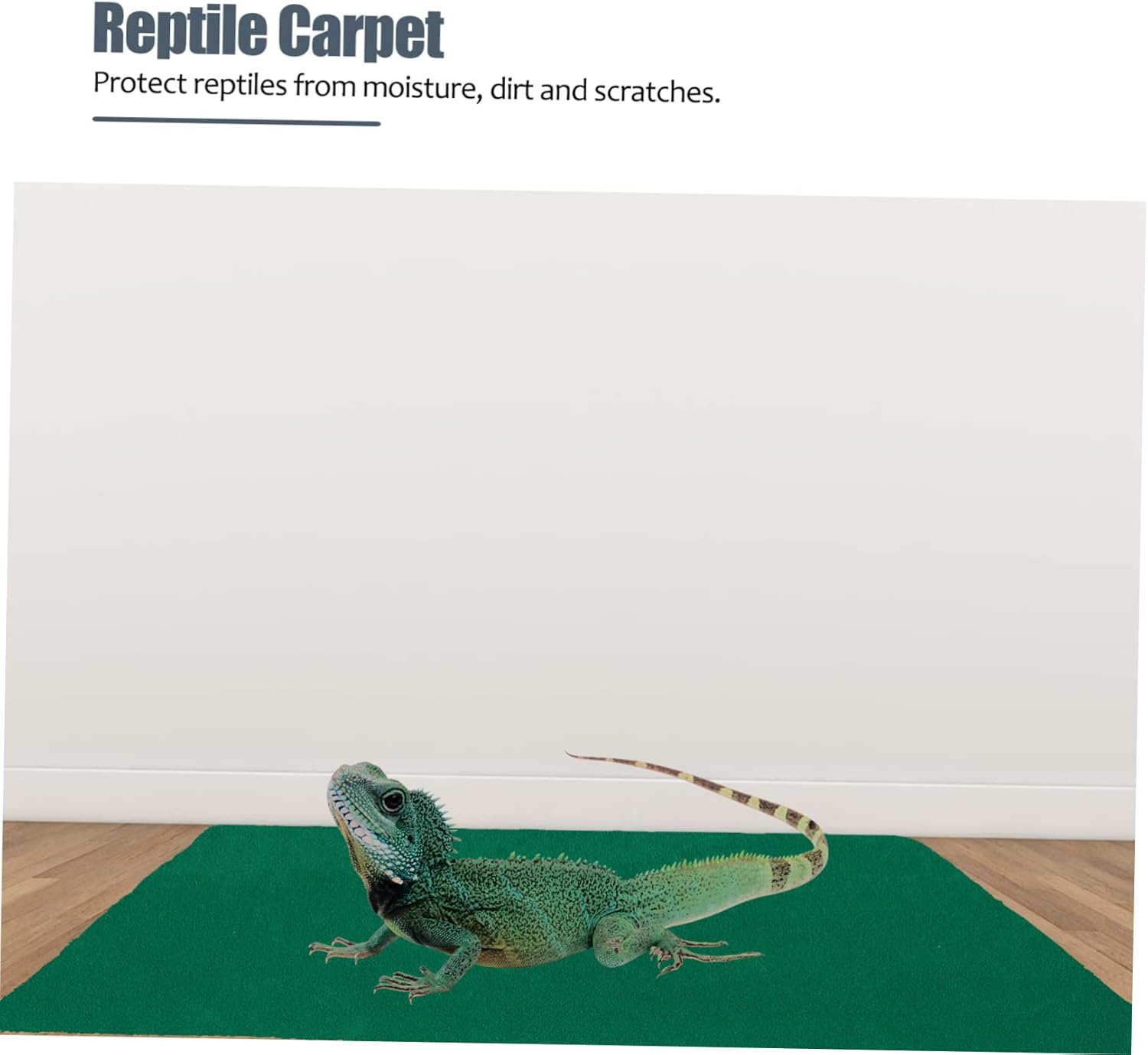 VANZACK Reptile Carpet Liner for PET Cage Soft Polyester Fiber Substrate Mat for Turtles Lizards and Snakes Non-Slip Easy to Clean Reptile Habitat Accessory
