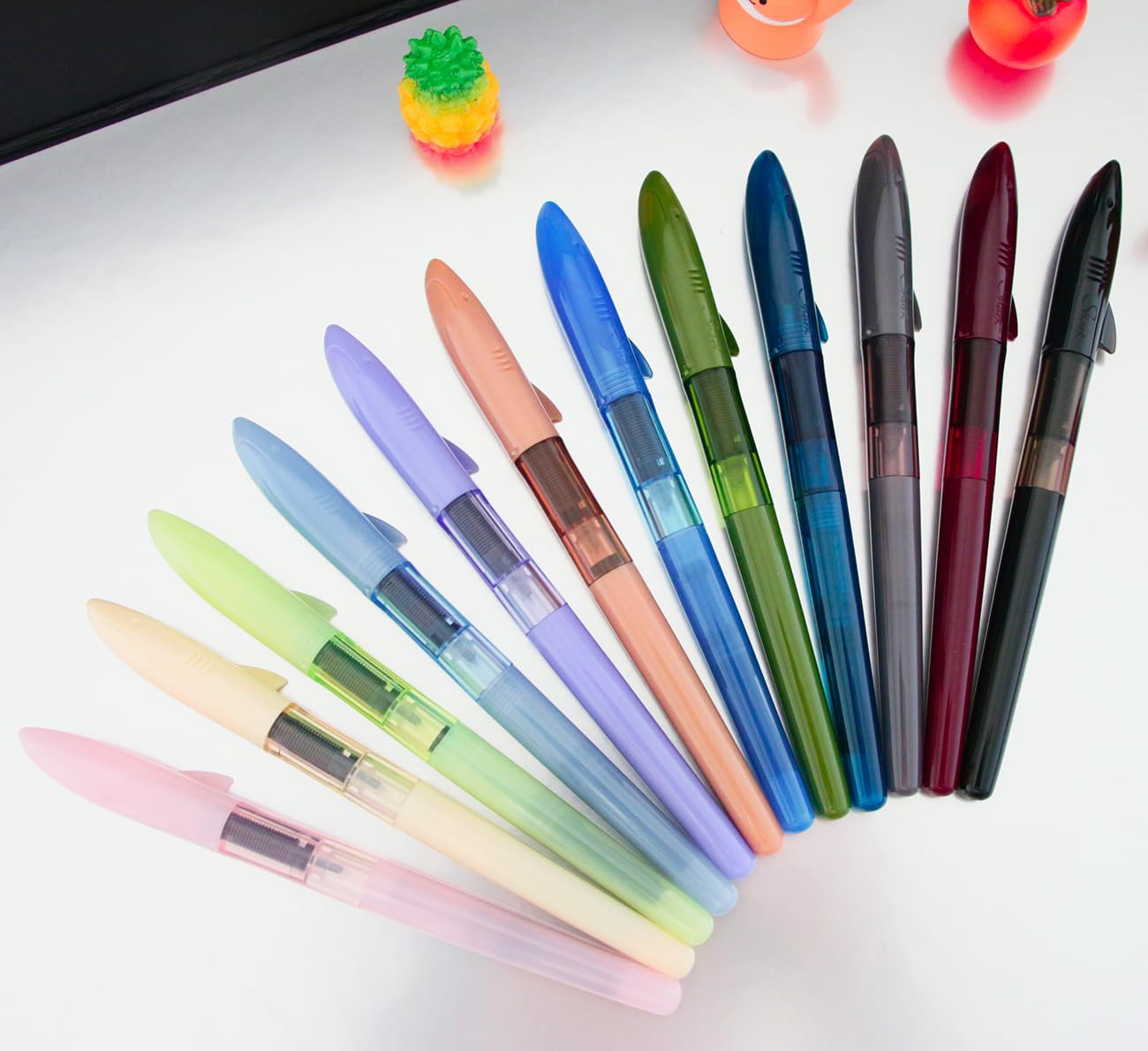 Set 5 Penne Stilografiche Jinhao 619 | Pennino Extra Fine, Convertitore Inchiostro - Foto 5