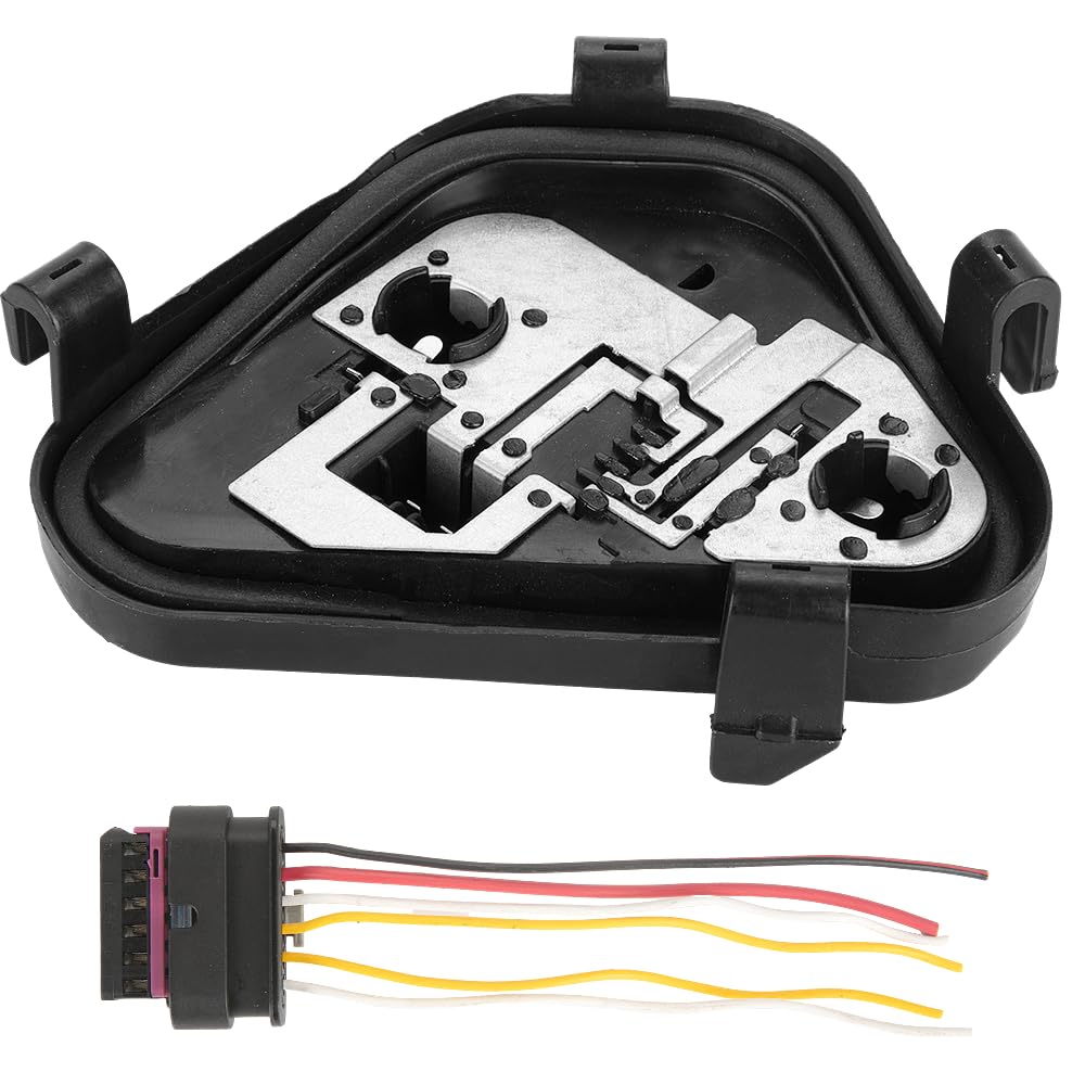 Photo 1 of Rear Right Passenger Side Tail Light Lamp Panel Bulb Socket Assembly with Plug connector Compatible for BMW Replace# 63217313044