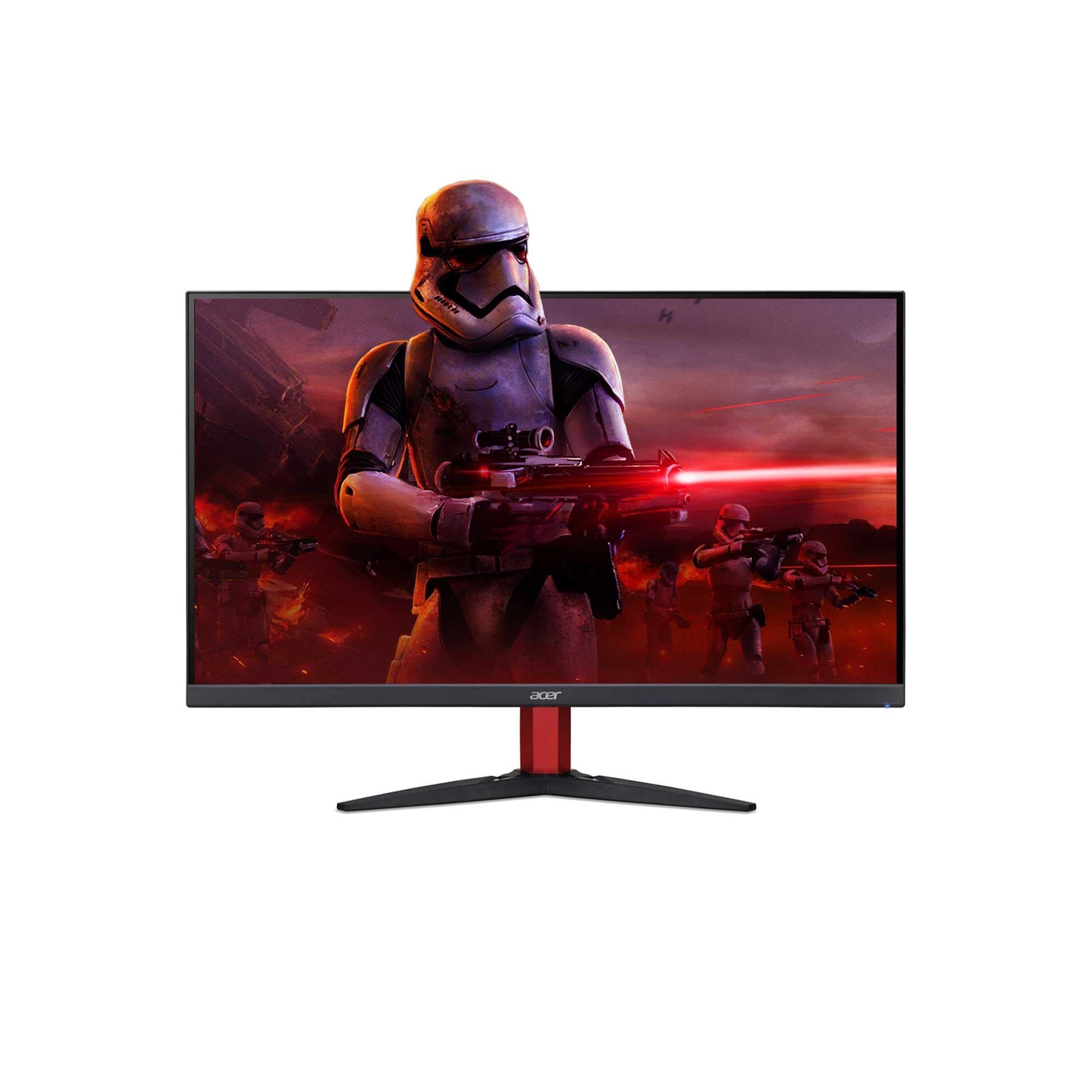 acer Nitro KG272Sbmiipx - Monitor para Videojuegos FreeSync Premium, Pantalla IPS FHD, 165 Hz, overclocking, 2 ms, HDMI (2.0), DP (1.2), 250 CD/​m2, ZeroFrame, Audio out, Altavoz Integrado
