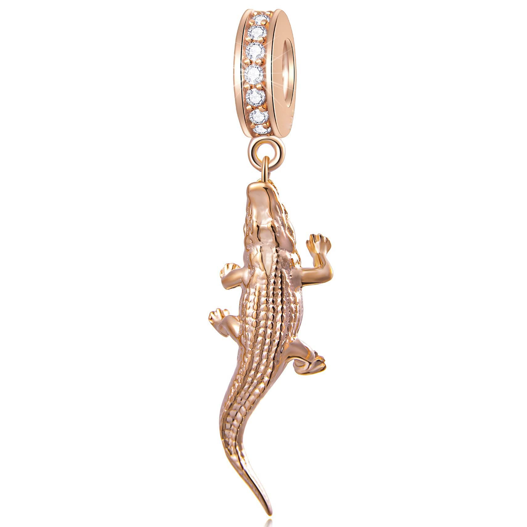 Animal Theme Charms, Mom/Child of Owl Bear Dog, Rabbit Flamingo Elephant Panda Cat Parrot Crocodile Unicorn Charms in 925 Sterling Silver, Fit European Bracelet/Necklace, Gift for Mother/Friend/Lover