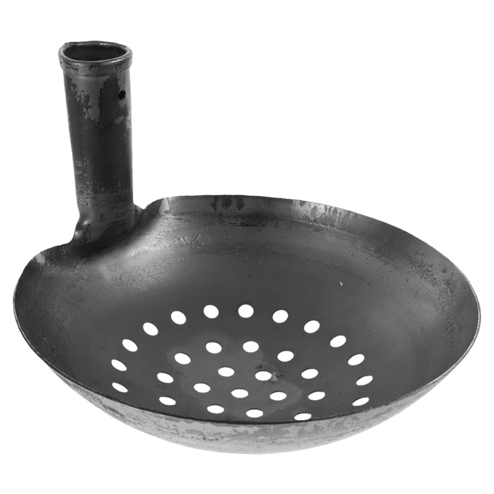 Pelle à boue en métal pour l'extérieur – Pelle à fumier robuste avec trous pour un drainage de l'eau, idéale pour enlever la boue, la boue, les débris, les déchets de jardin et de ferme