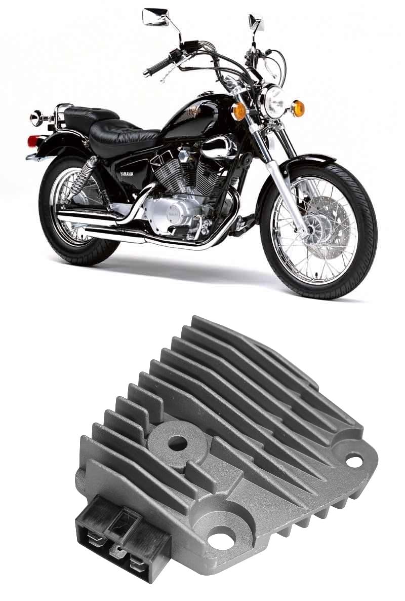 Twowinds - Regolatore di Tensione SH661-12 Compatibile con Yamaha XV125 (1997-2000) XV125S (1999-2001) XV250S (1998-1999) - SH629A-12