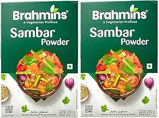 Brahmins Sambar Powder Masala Mix 400gms - PACK OF 2