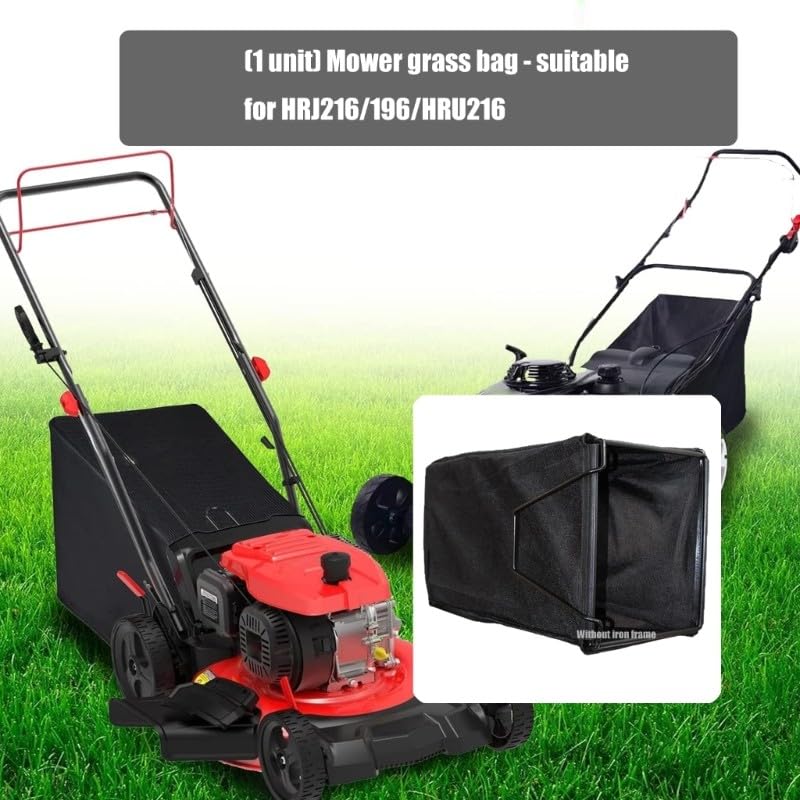 JKAPCYJFHF Bolsa grande de tela para recoger hierba de 37 x 28 x 66,5 cm para fijar rápidamente