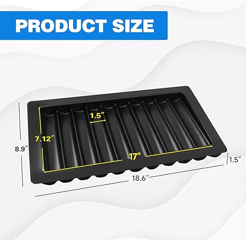 Miniatura 8 de Bandejas plásticas del microprocesador de la tabla del póker del casino del GSE, bandeja de las fichas de la tabla del distribuidor del estilo de 9
