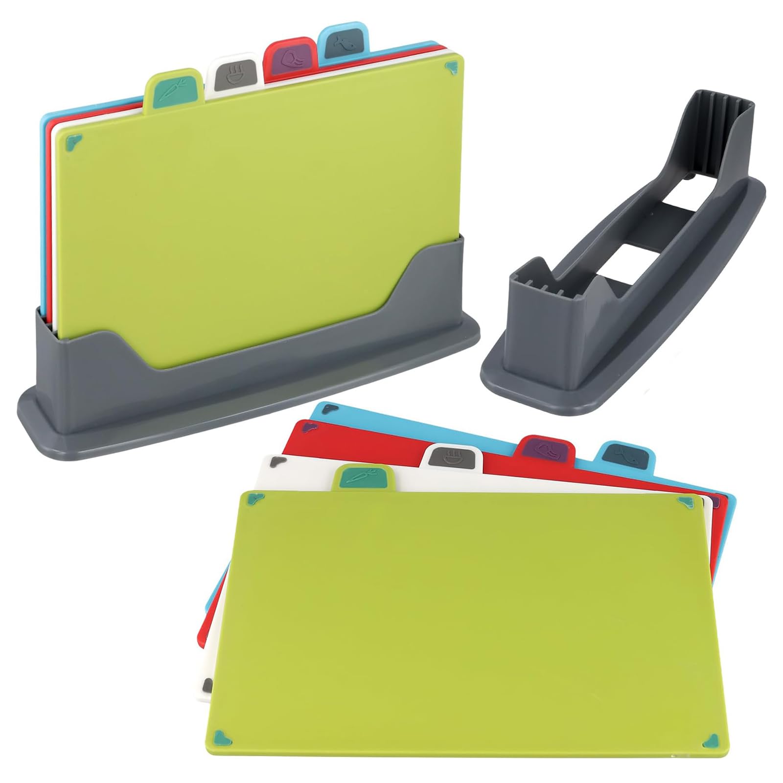Planche a decouper en plastique PP sans BPA avec support pour cuisine propre
