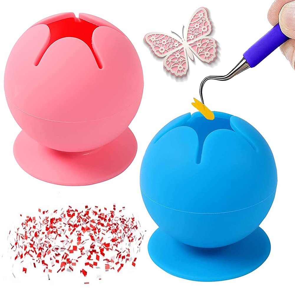 2 Collecteurs Déchets Silicone Pour Vinyl - Poubelle Portable Et Verticale, Désherbage HTV