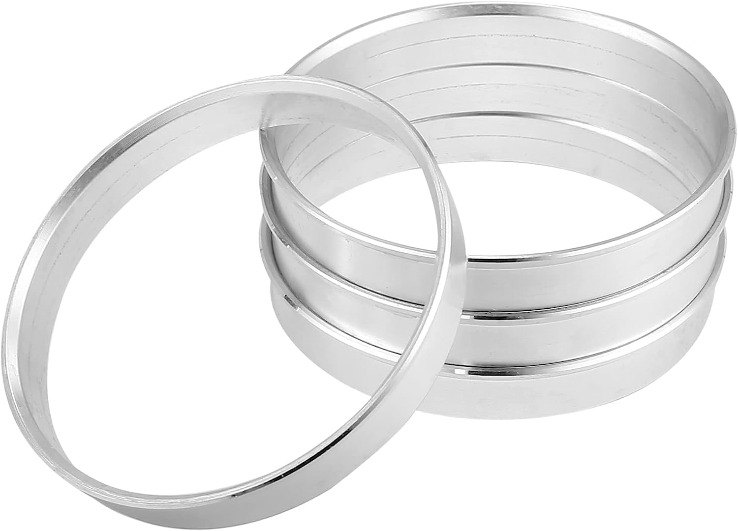 Edinstry 4pcs OD 66.1mm to ID 64.1mm Aluminum Alloy Car Hub Centric Rings Wheel Bore Center Spacer