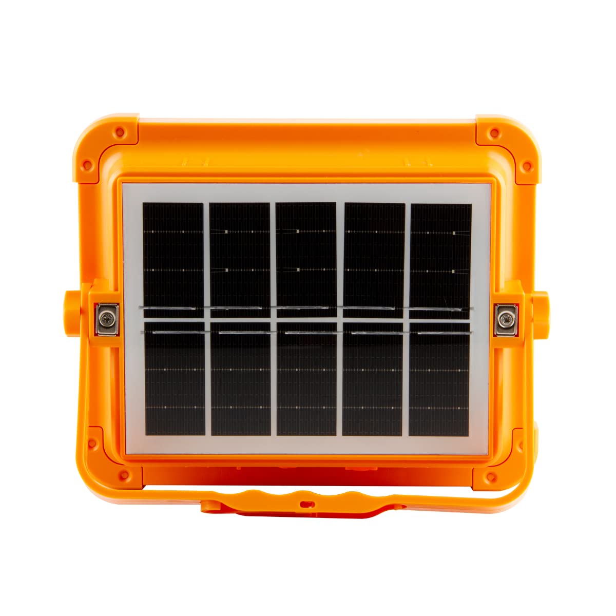 Jandei - Foco LED Recargable 100W, Portátil. 5 modos de Luz/336 LEDs. Con Imán y Soporte. Recargable USB/Solar, Power Bank para móviles. Perfecto para Caravanas, Pesca, Construcción, Camping, Obra