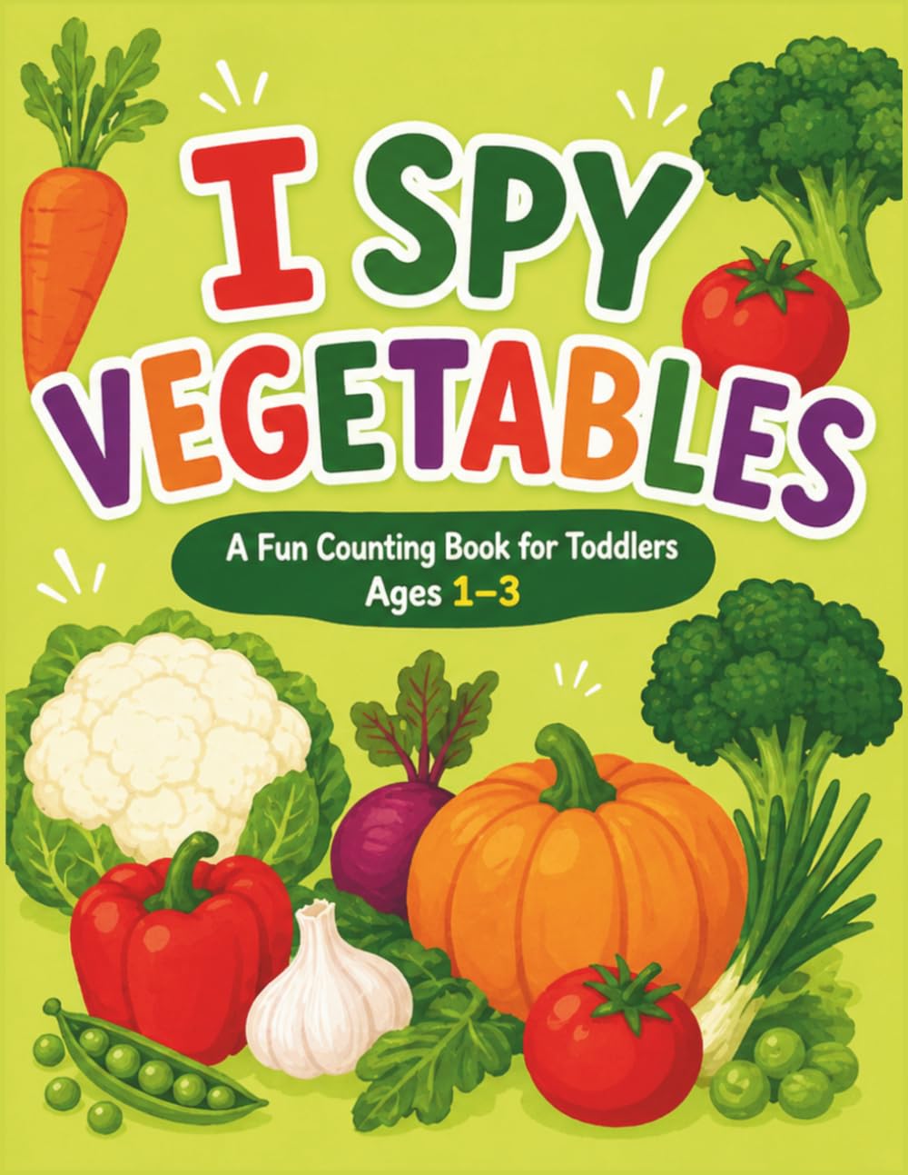 I Spy Vegetables: A Fun Counting Book for Toddlers Ages 1–3 (I Spy Early Learning Series)