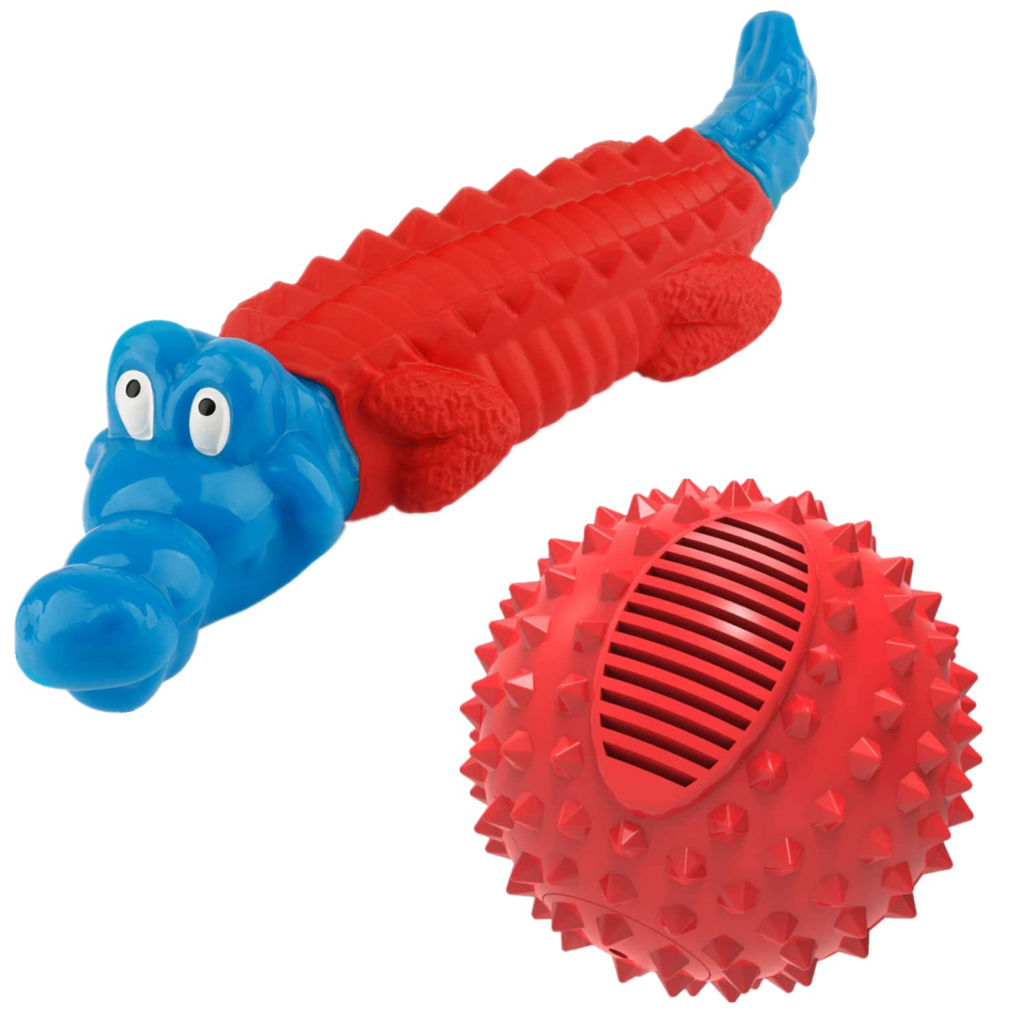 petizerSqueaky Dog Ball and Dog Chew Toy Set