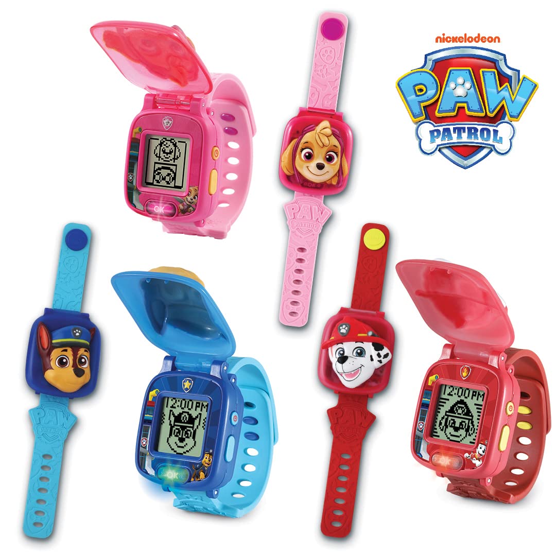 VTech - Reloj Educativo de Marshall, Patrulla Canina, Juguete Interactivo para niños +3 años, Personaliza, Juega y Aprende, Versión ESP