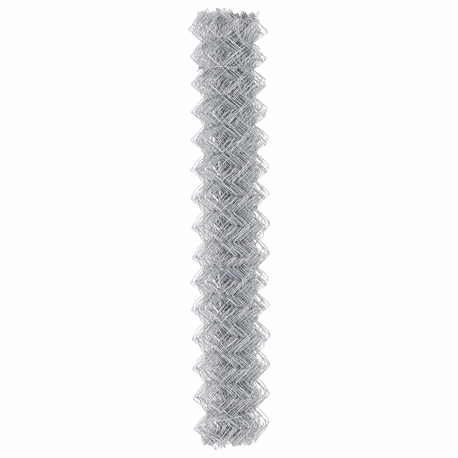 Valla de cadena de acero galvanizado, 10 x 1,6 m, resistente a la corrosión y a la intemperie