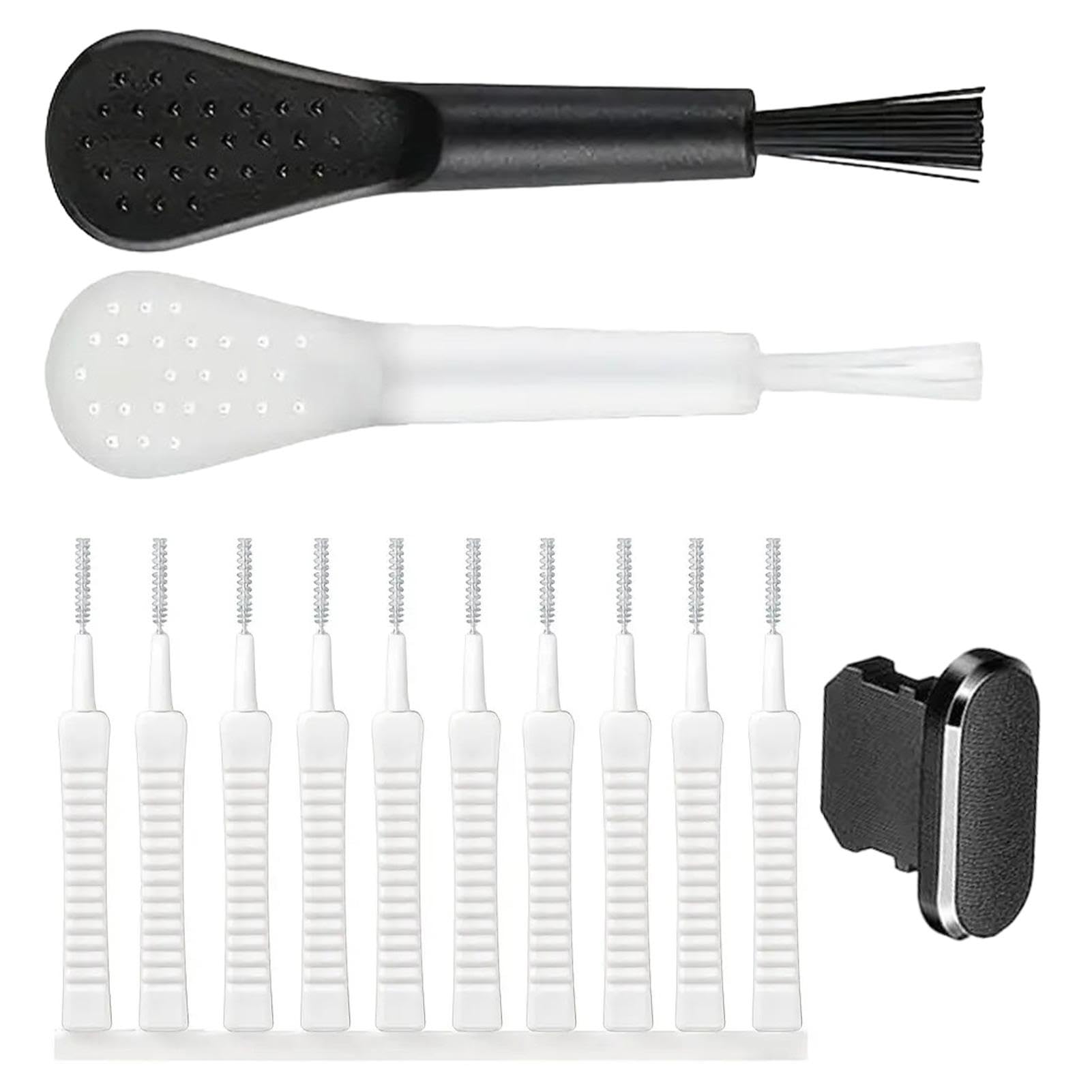 Brosse De Nettoyage Pour Le Connecteur De Téléphone Portable, Brosse De Nettoyage Pour Le Port De Charge Du Téléphone - Kit De Nettoyage Antidérapant De 13 Pièces, Petits Outils De Nettoyage Avec