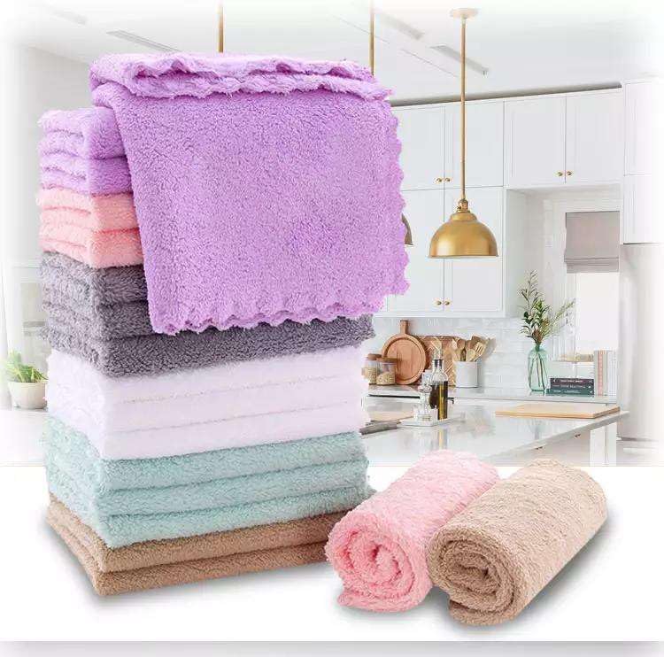 Outlay Home Face Towel/Handkerchief/Rumal Microfiber Small Size -Pack of 12 Pieces - Soft and Super Absorbent Face Towels for Women's, Kids and Newborn Babies - 25x25 CM - 12... - Image 4