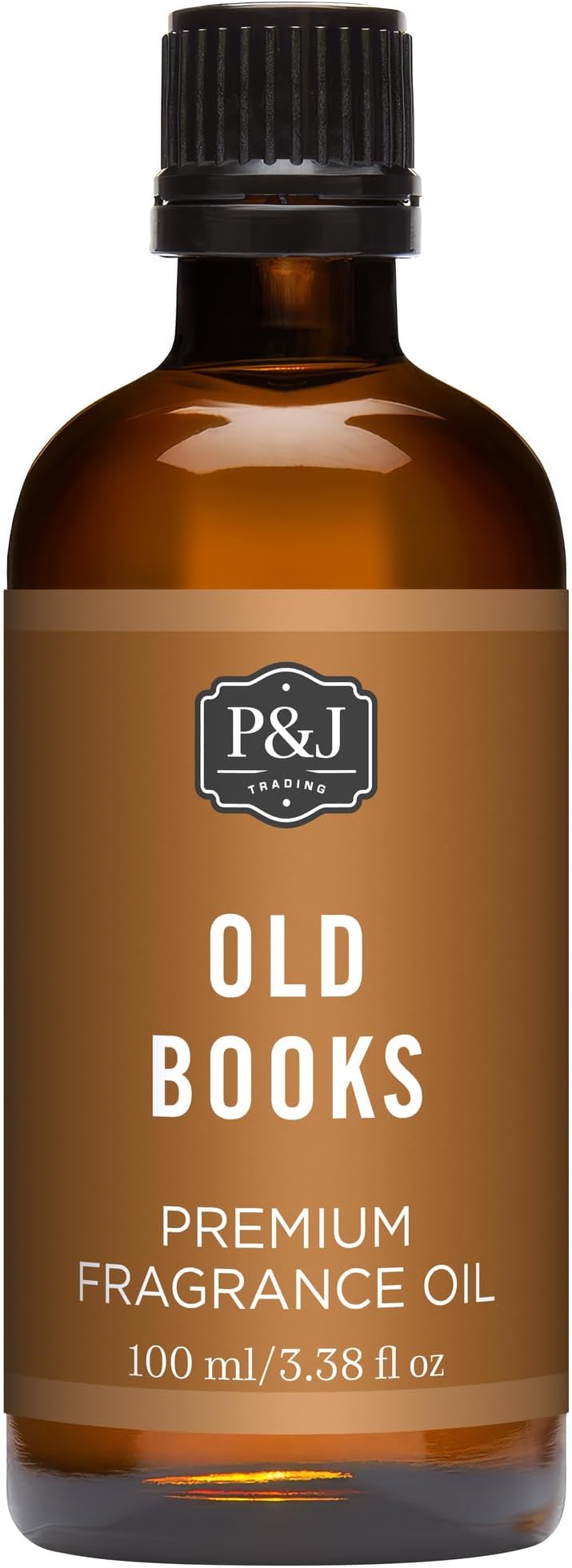 P&J Fragrance Oil | Old Books Oil 100ml - Candle Scents for Candle Making, Freshie Scents, Soap Making Supplies, Diffuser Oil Scents